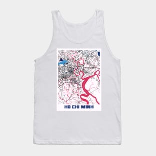 Ho Chi Minh - Vietnam MilkTea City Map Tank Top